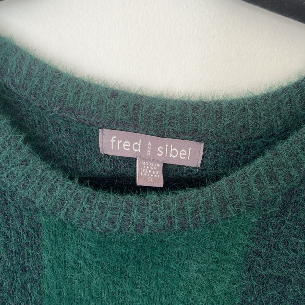 Anthropologie Susan Plaid eyelash sweater - Picture 7 of 10